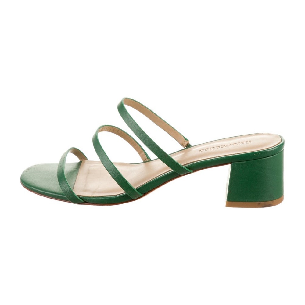 Reformation Strappy Block-heel Sandals